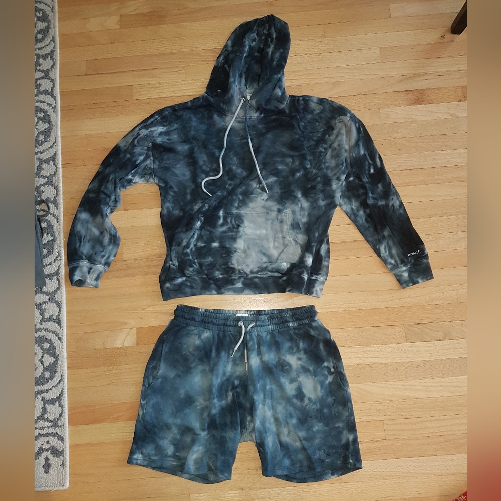 Kuwalla Tee tie dye hoodie and matching shorts